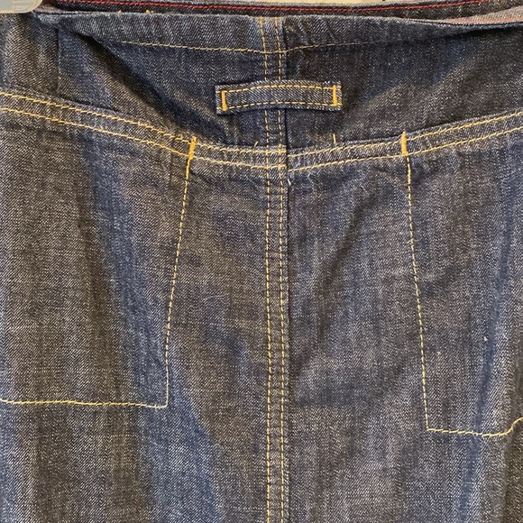 100% cotton long jean skirt - Vintage - Picture 6 of 16